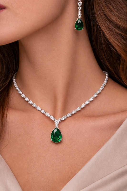 Emerald Green Drop Set