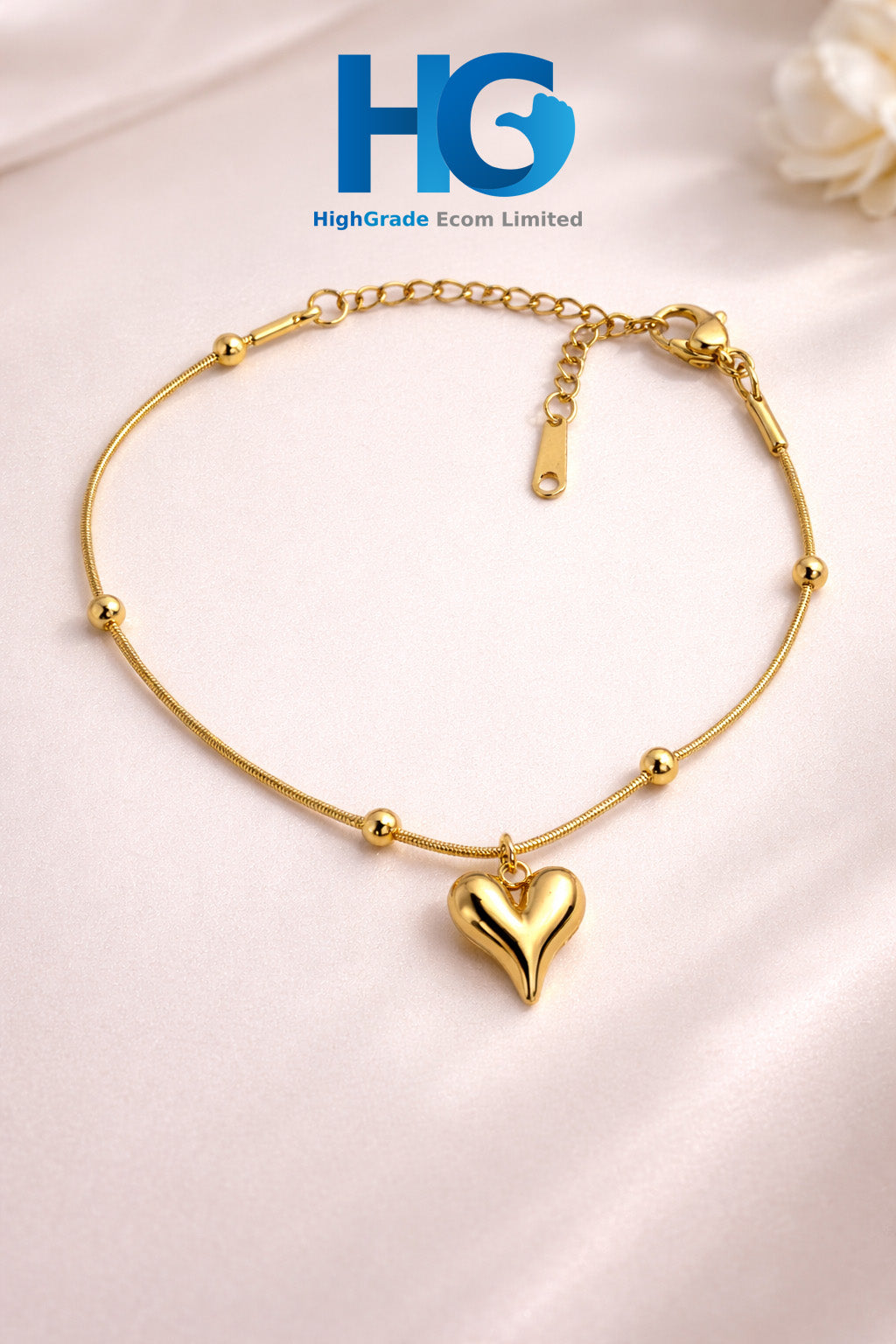 Golden Dot & Heart