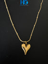 Golden Puffy Heart