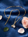 Luxury Golden Flower Diamond