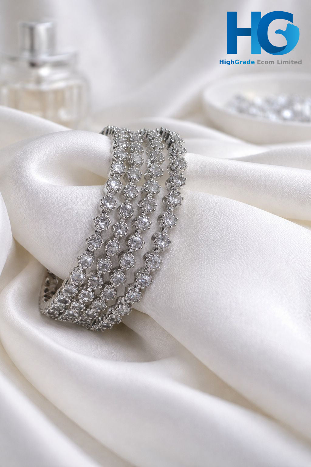 Silver Single Row Eternity