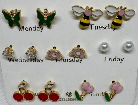 7-Day Mix & Match Stud Kit (7 Pairs)