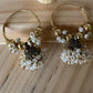 Antique Pearl Jhumki Hoops