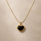 Classic Heart Colours Necklace (Whie, Black, Maroon)