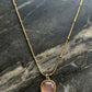 Color Stone Square Pendant