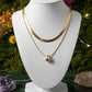 Flat Snake Chain Pendant