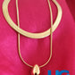 Flat Snake Chain Pendant