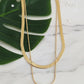 Flat Snake Chain Pendant