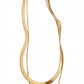 Flat Snake Chain Pendant