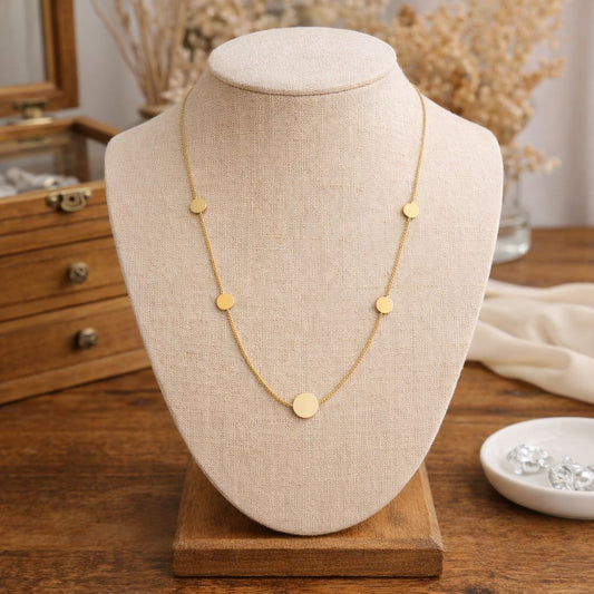 Golden Tone Multi Disc Lariat