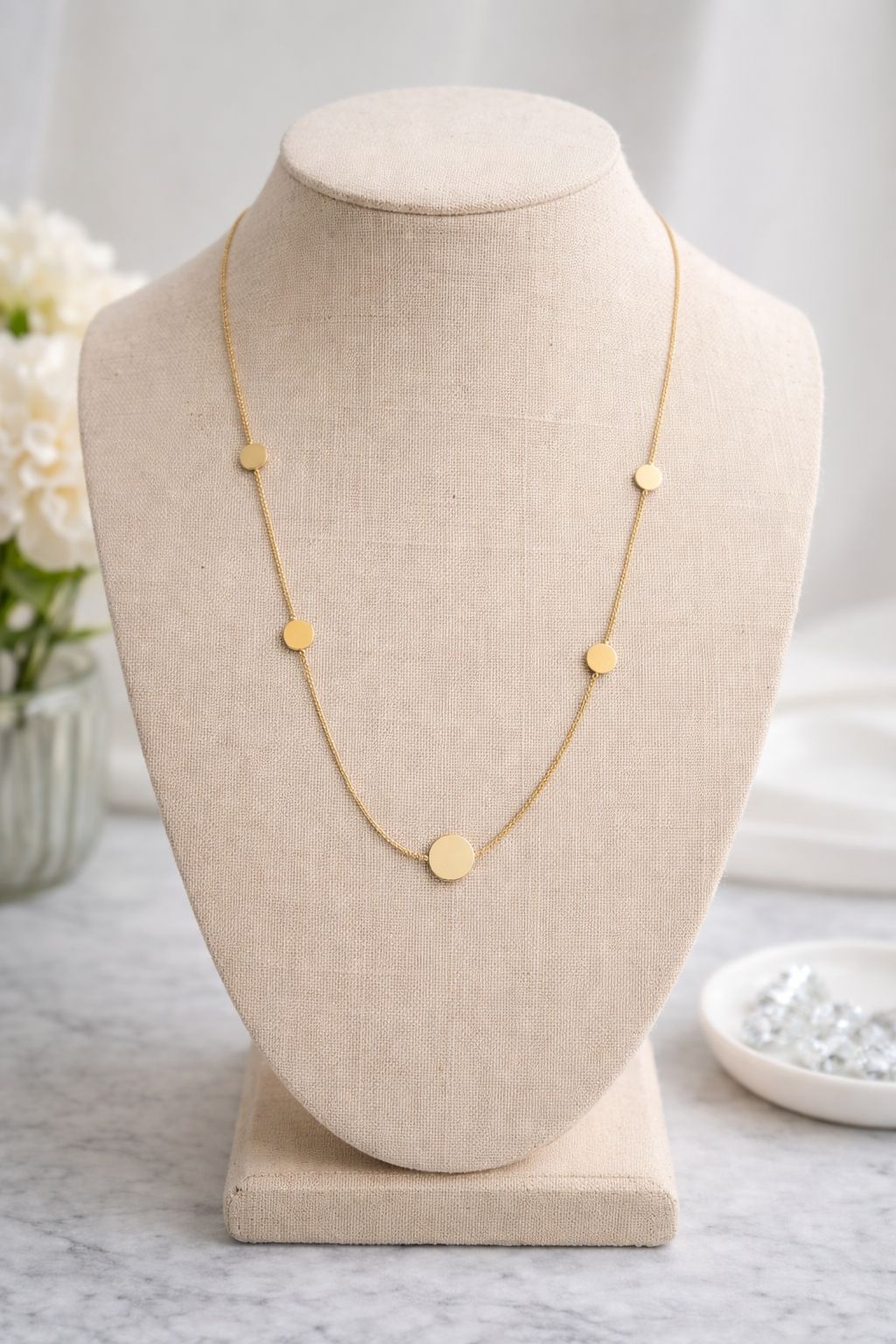 Golden Tone Multi Disc Lariat
