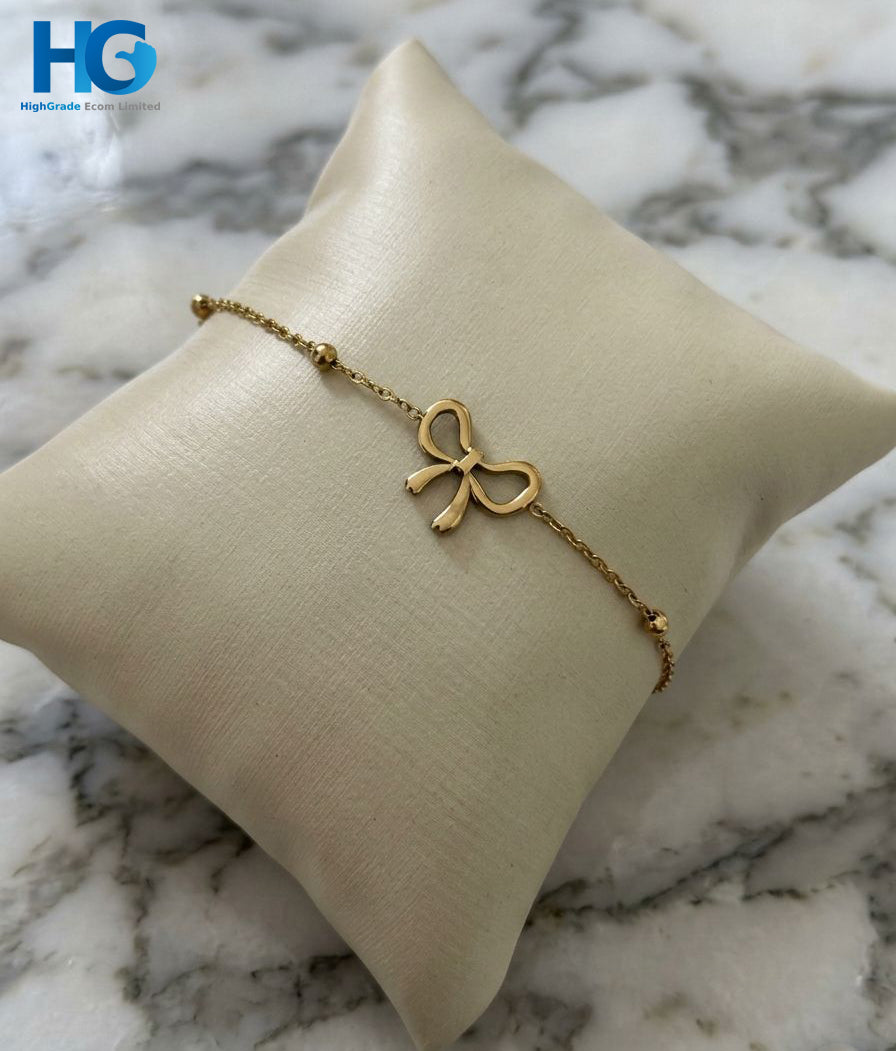 Golden Bow Charm