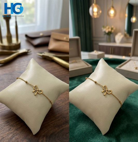 Golden Bow Charm