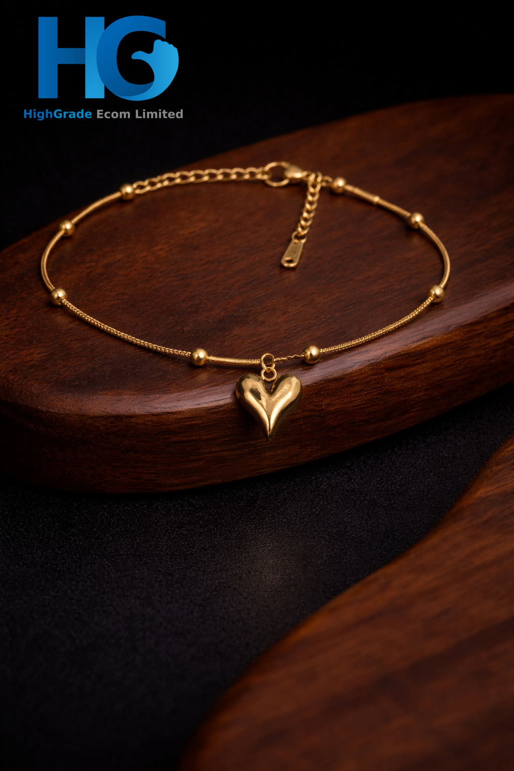 Golden Dot & Heart