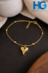 Golden Dot & Heart
