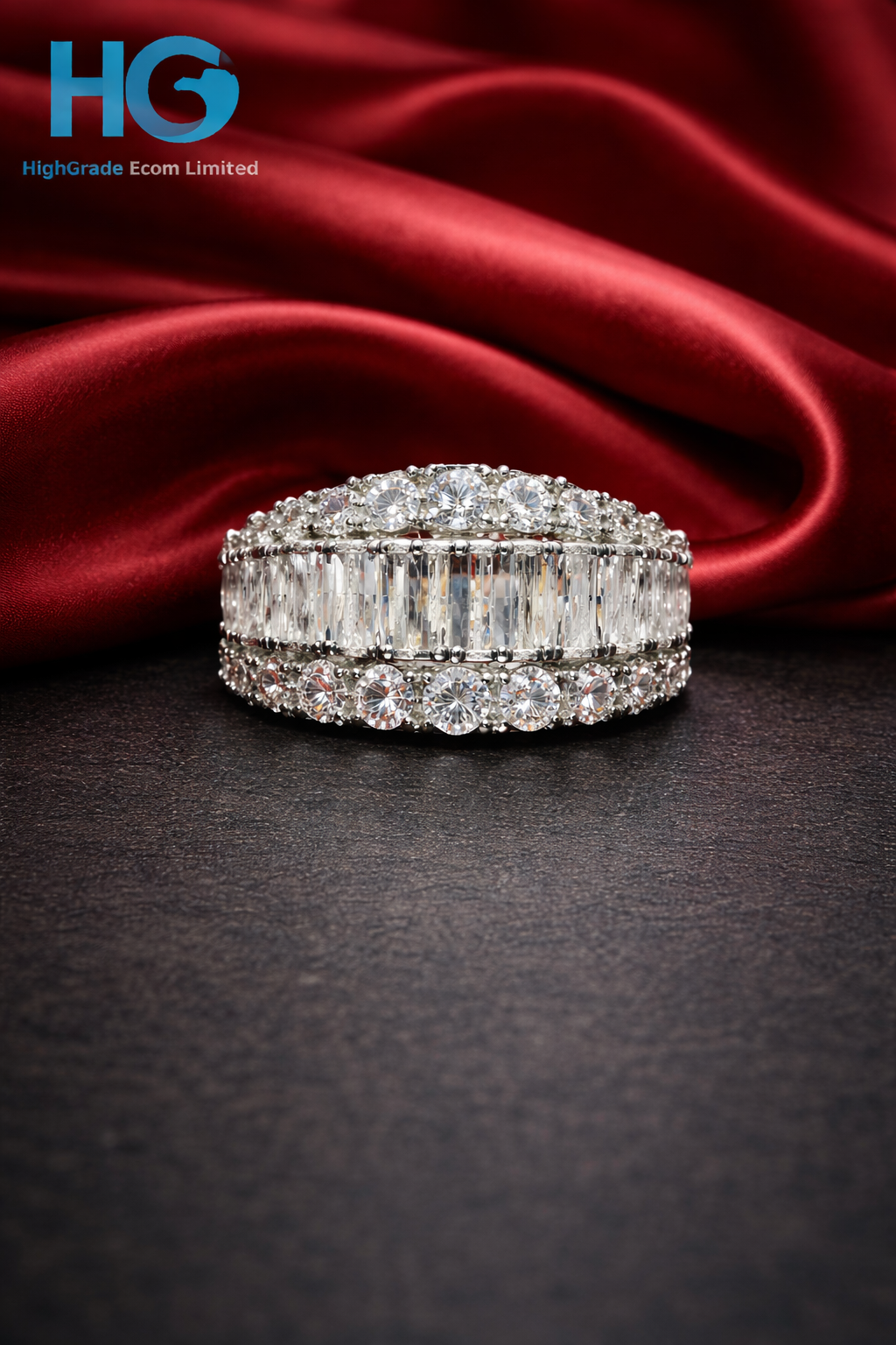 Half Moon Crown Ring (Golden & Silver)
