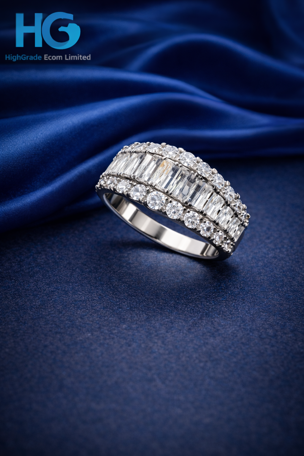Half Moon Crown Ring (Golden & Silver)