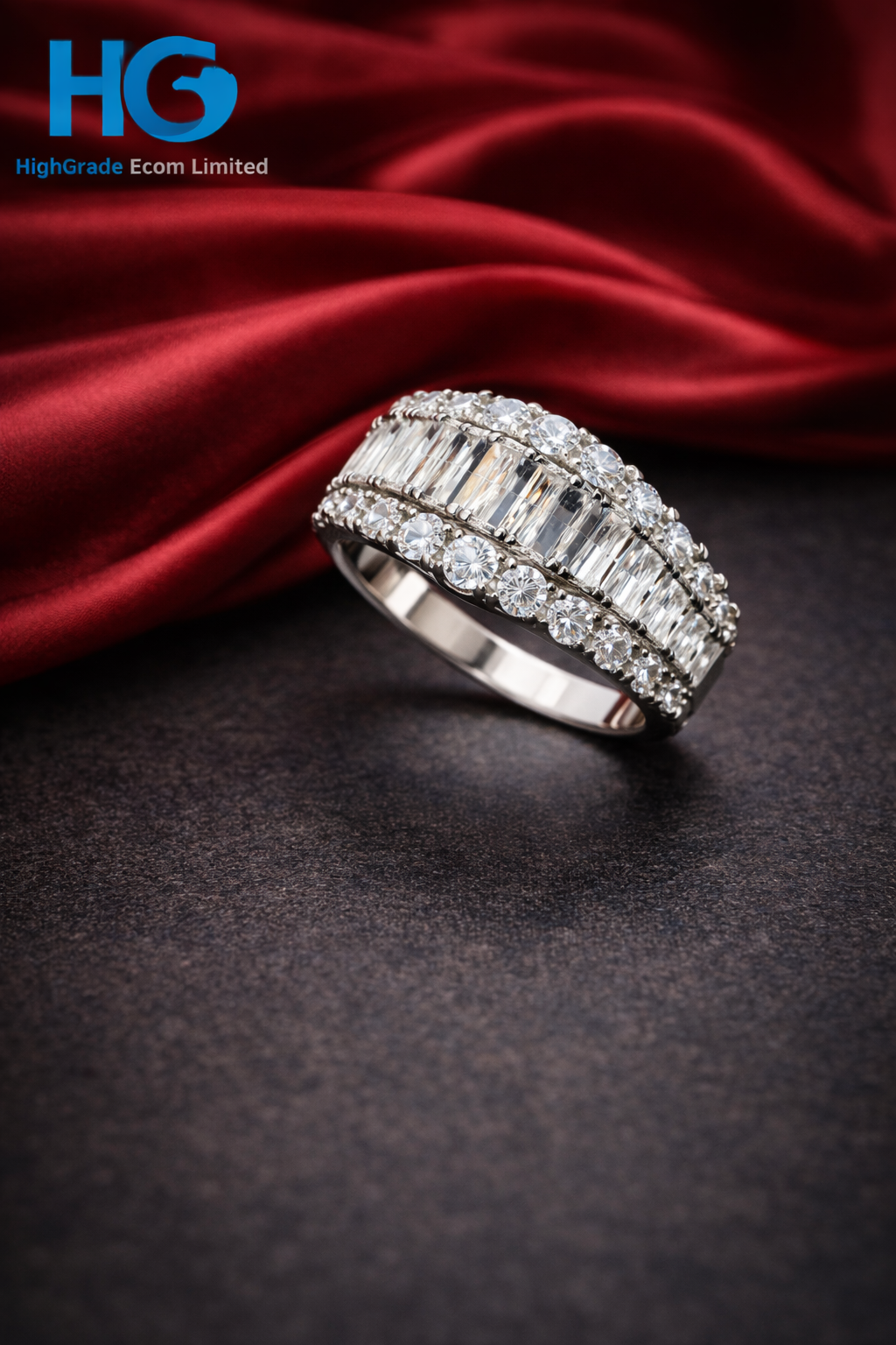 Half Moon Crown Ring (Golden & Silver)