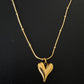 Golden Puffy Heart