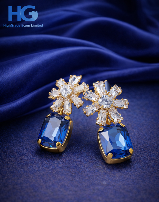 Ice Star & Blue Drop Studs