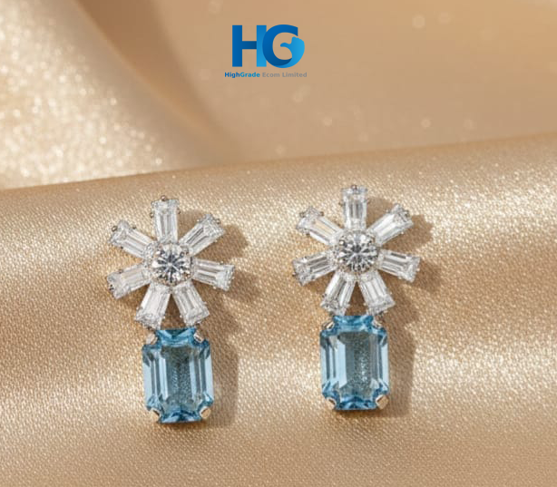 Ice Star & Blue Drop Studs