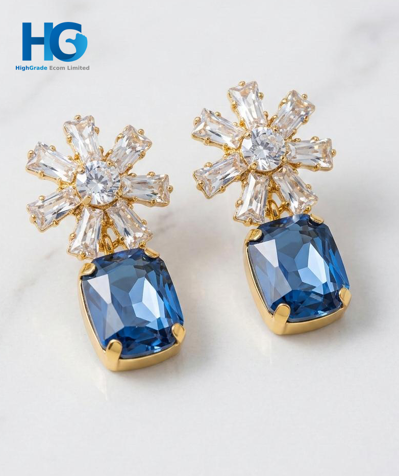 Ice Star & Blue Drop Studs