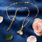 Luxury Golden Flower Diamond