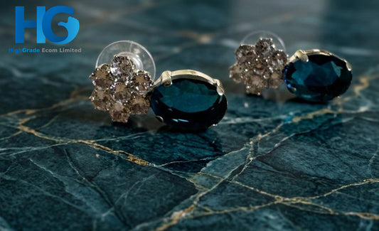 Ocean Bloom Oval Studs