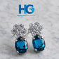 Ocean Bloom Oval Studs