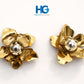 Rose Petal Studs Golden