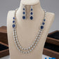 Silver Blue American Diamond