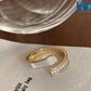 Sparkle Diamonds Enameled Golden