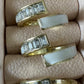 Sparkle Diamonds Enameled Golden