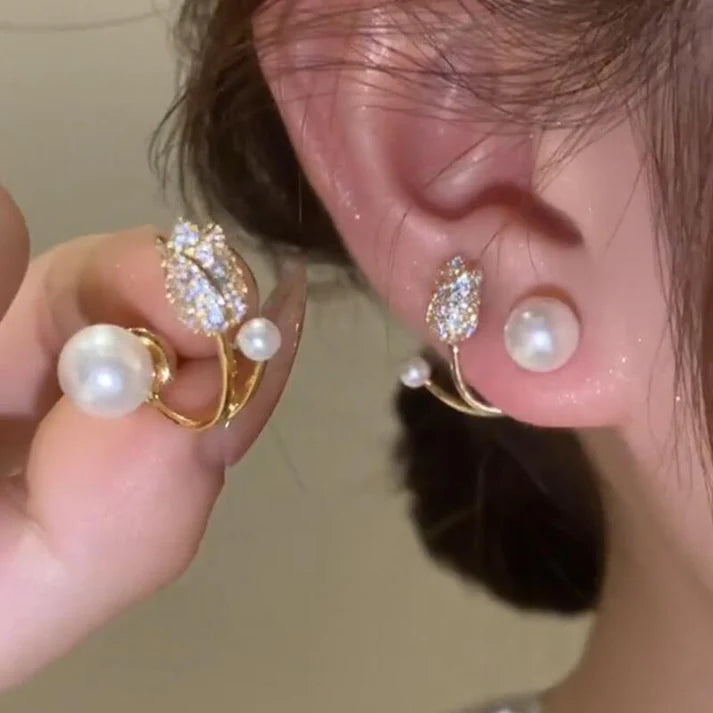 Sparkle Rosebud - Earring