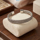 Steel Mesh Cuff Silver