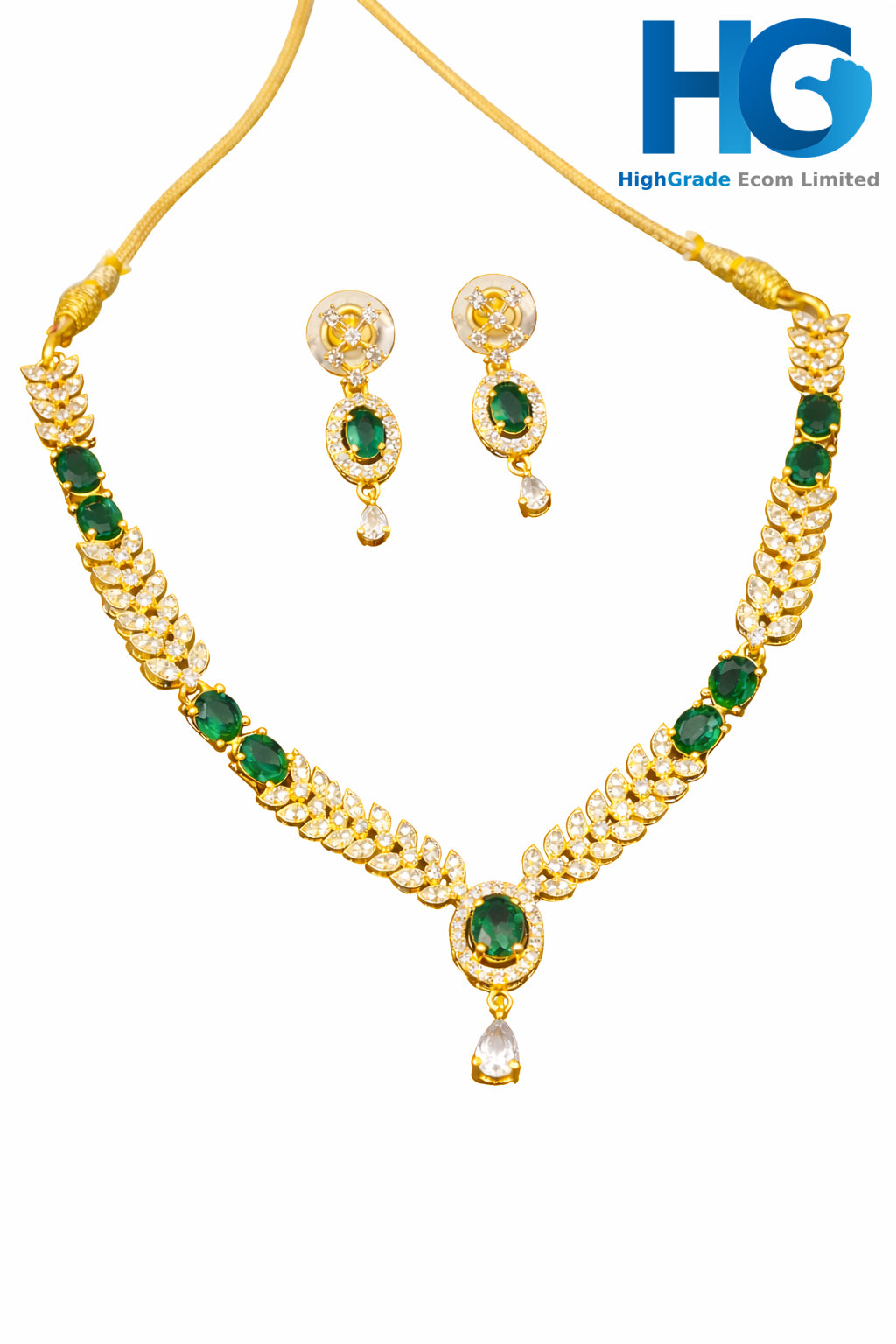 The Emerald Marquis Leaf Set