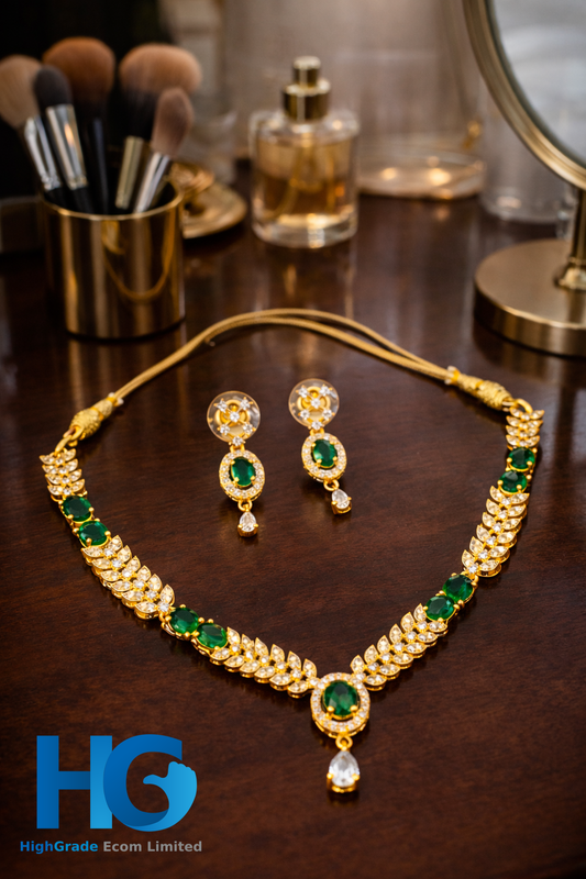 The Emerald Marquis Leaf Set