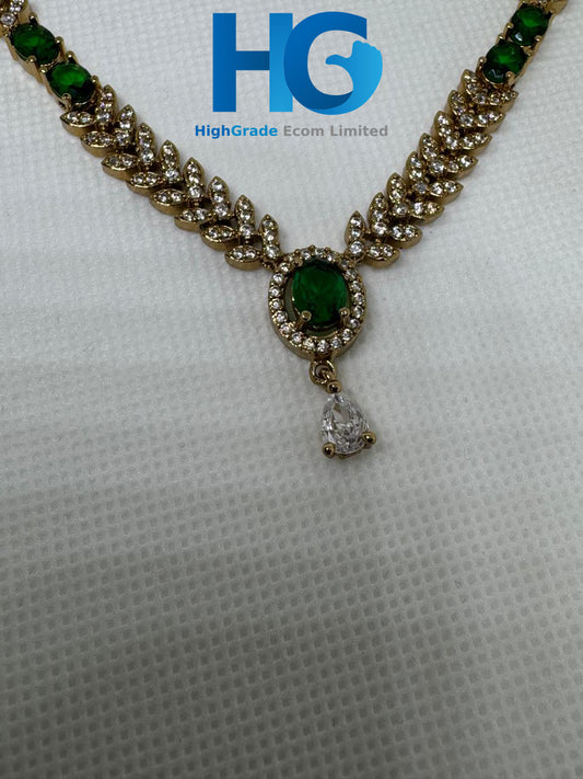 The Emerald Marquis Leaf Set