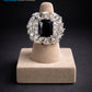 The Royal Leaf Halo Ring