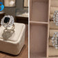 The Royal Leaf Halo Ring