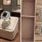 The Royal Leaf Halo Ring