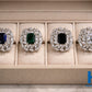 The Royal Leaf Halo Ring