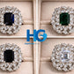 The Royal Leaf Halo Ring