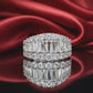 Half Moon Crown Ring (Golden & Silver)